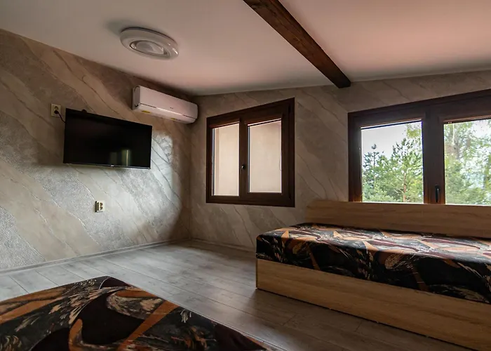 别墅 комплекс родопска среща - къщи и 巴塔克